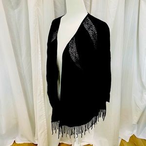 Black express boho cover up